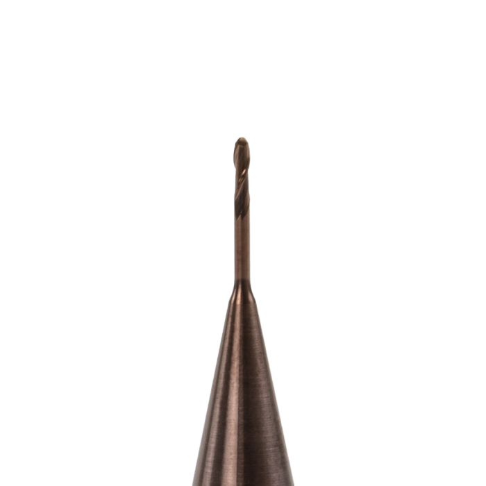 T4/T9 - imes - icore 1.0mm Radius Milling Tool Short, Ti/CoCr - 6mm Shaft - Image 4