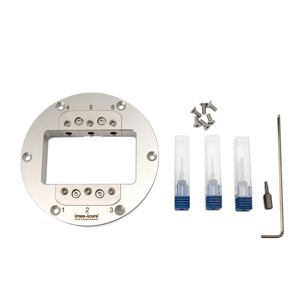 imes-icore Glass Ceramics Holder, 6-Fold, 6mm Shaft