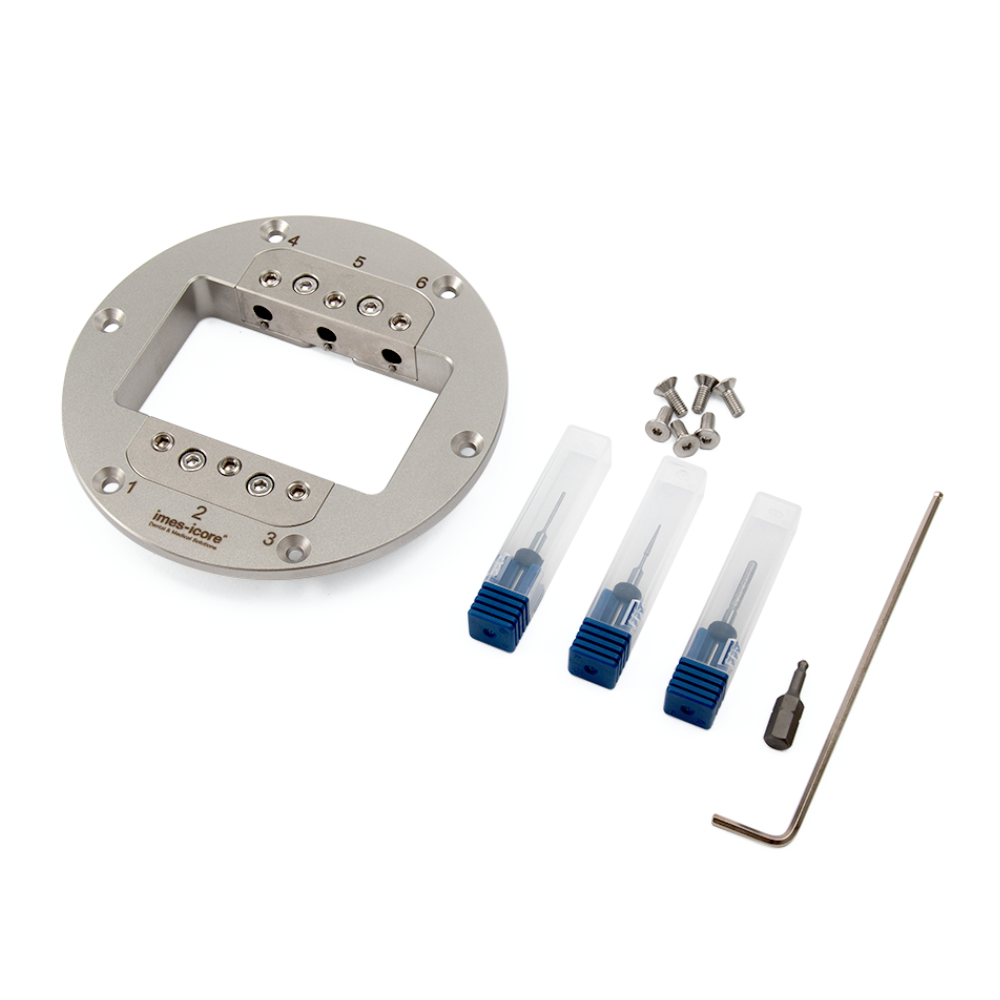 imes-icore Glass Ceramics Holder, 6-Fold, 6mm Shaft - Image 4