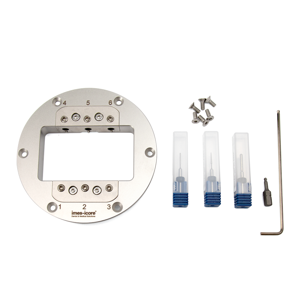 imes-icore Glass Ceramics Holder, 6-Fold, 3mm Shaft