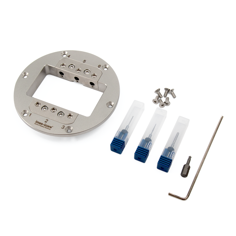 imes-icore Glass Ceramics Holder, 6-Fold, 3mm Shaft - Image 2