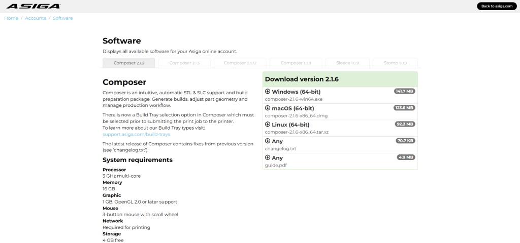 Asiga Accounts Software